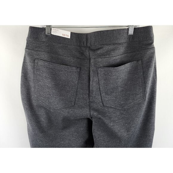 Lane Bryant Pants Womens 18/20 Gray High Rise Ponte Leggings (36x28) NWT - Picture 8 of 11
